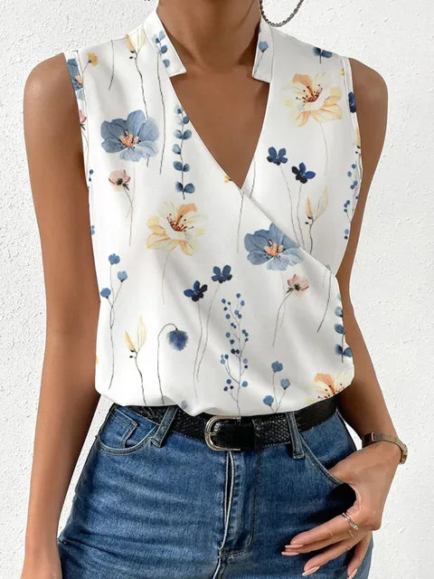 Women’s V-Neck Summer Top – Airy Style for Sunny Days