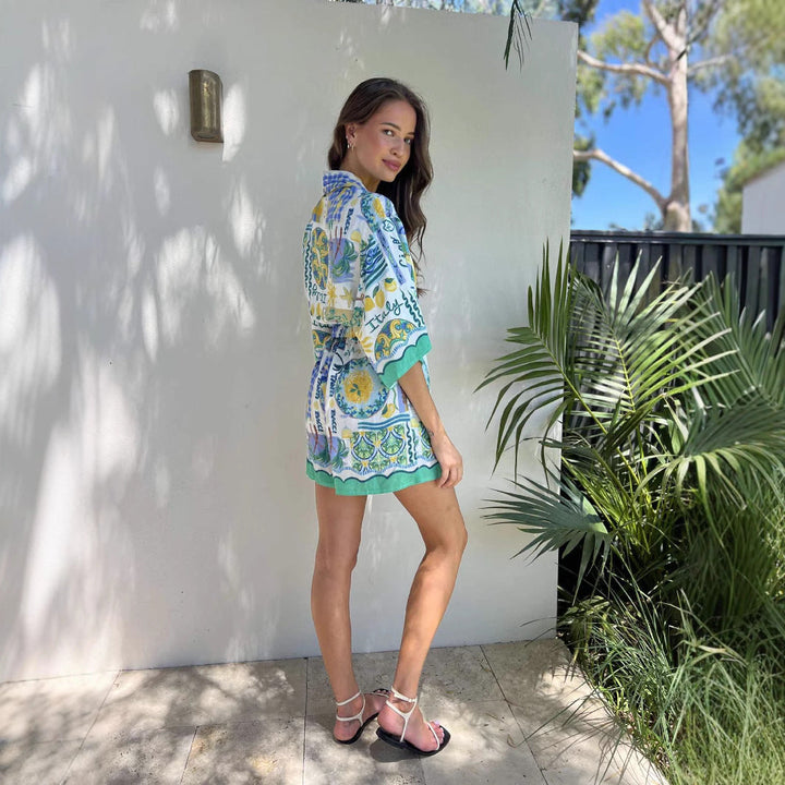 Floral Cotton Jumpsuit