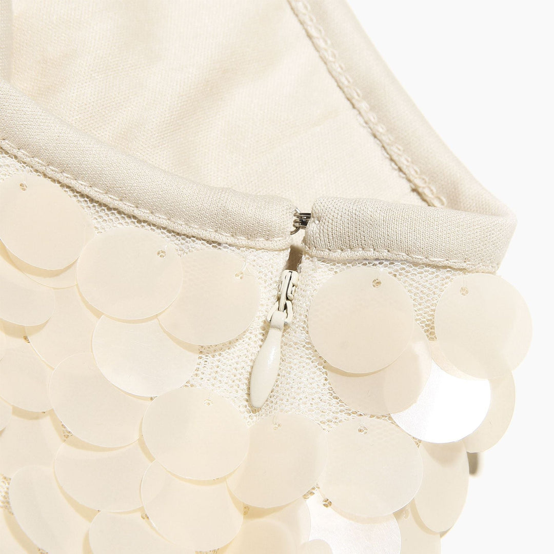 Elegant Sequin Midi Skirt