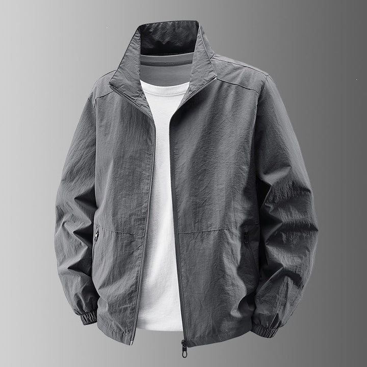 Men's Lightweight Bomber Jacket for Autumn