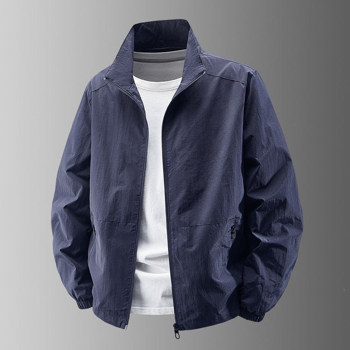 Men's Lightweight Bomber Jacket for Autumn
