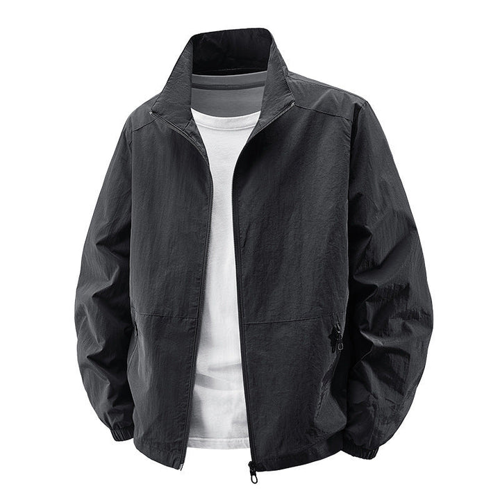 Men's Lightweight Bomber Jacket for Autumn