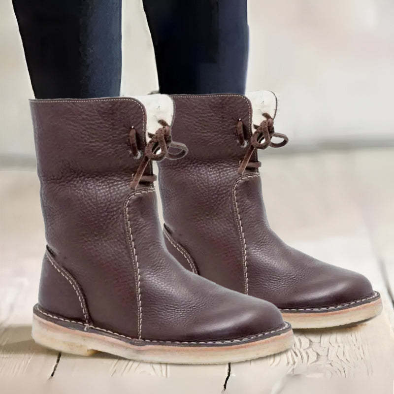 Women's Faux Shearling-Lined Winter Boots