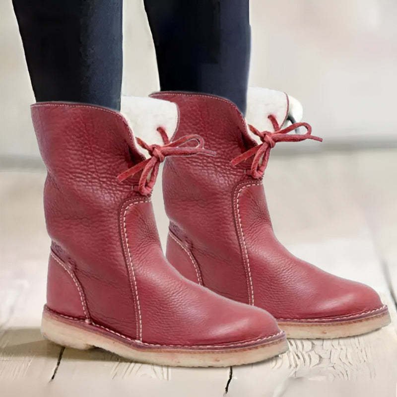 Women's Faux Shearling-Lined Winter Boots
