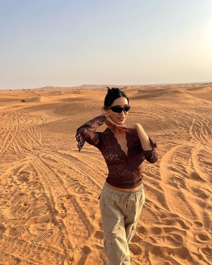 Elegant V-Neck Lace Top with Flared Sleeves