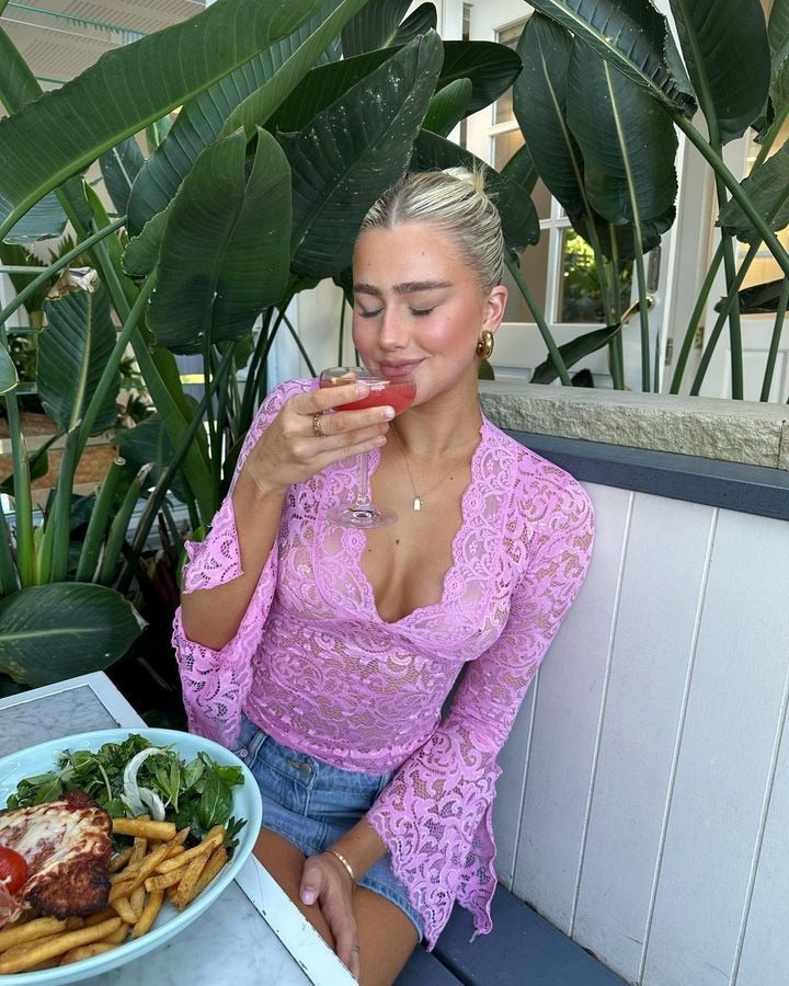 Elegant V-Neck Lace Top with Flared Sleeves