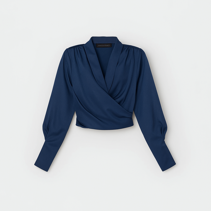 Elegant Ladies Blouse with Puff Sleeves