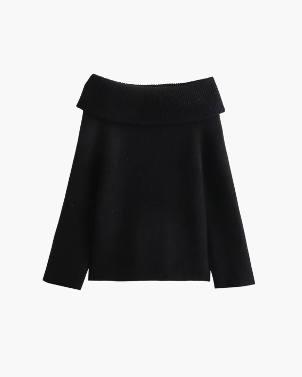 Women's Off-Shoulder Knit Jumper