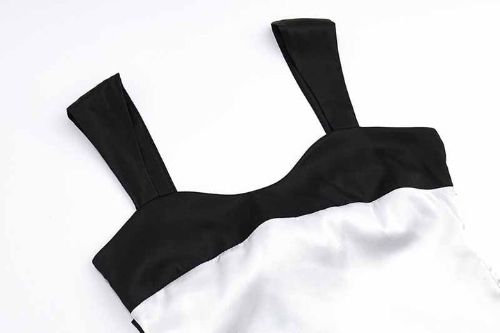 Chic Satin Cropped Vest Top