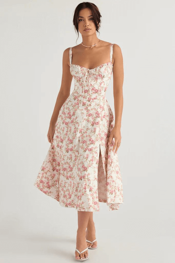 Midi Bustier Corset Sundress