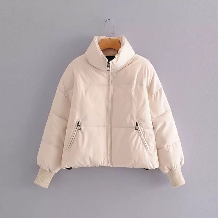 Women's Cropped Oversized Puffer Jacket