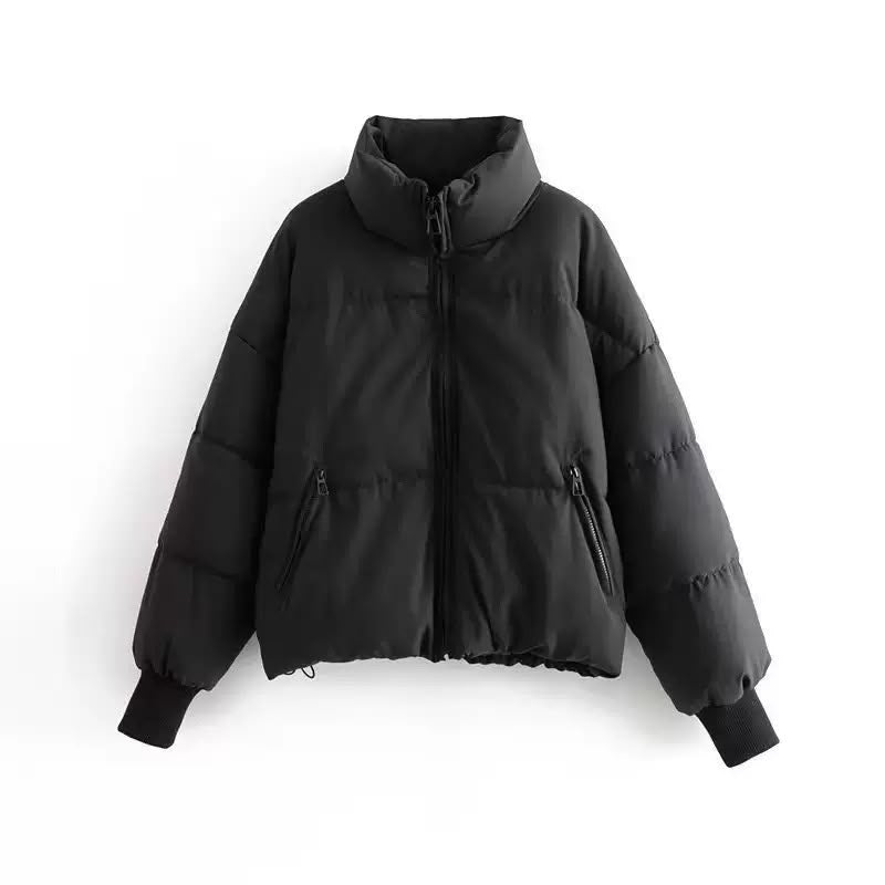 Women's Cropped Oversized Puffer Jacket