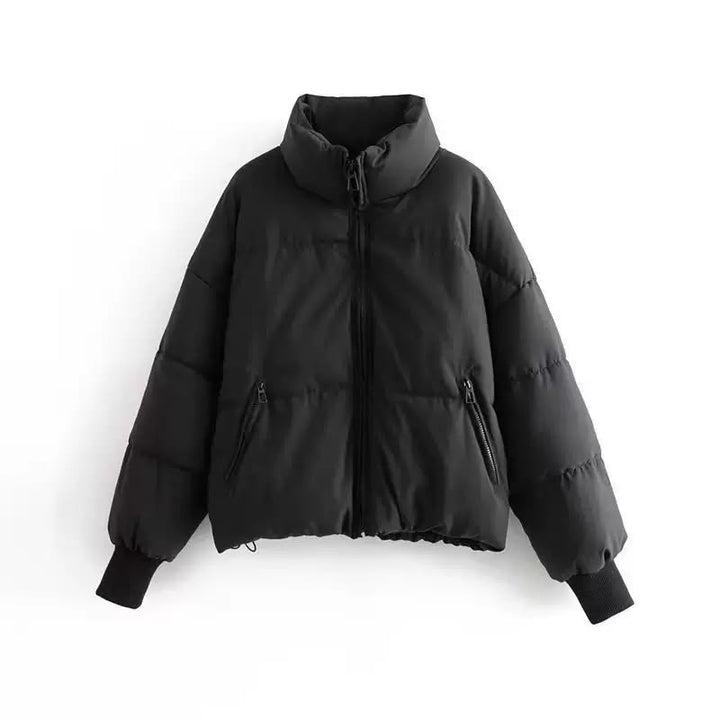 Women's Cropped Oversized Puffer Jacket
