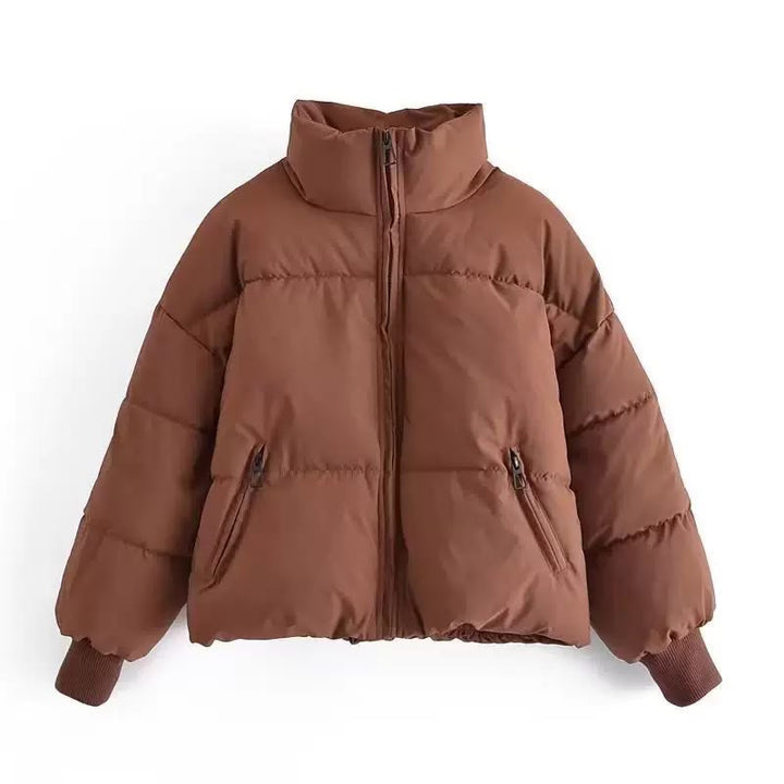 Women's Cropped Oversized Puffer Jacket