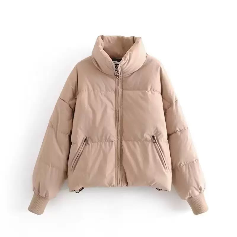 Women's Cropped Oversized Puffer Jacket