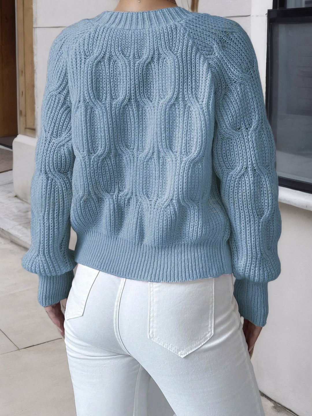 Women's Soft Bow-Detail Long Sleeve Cardigan