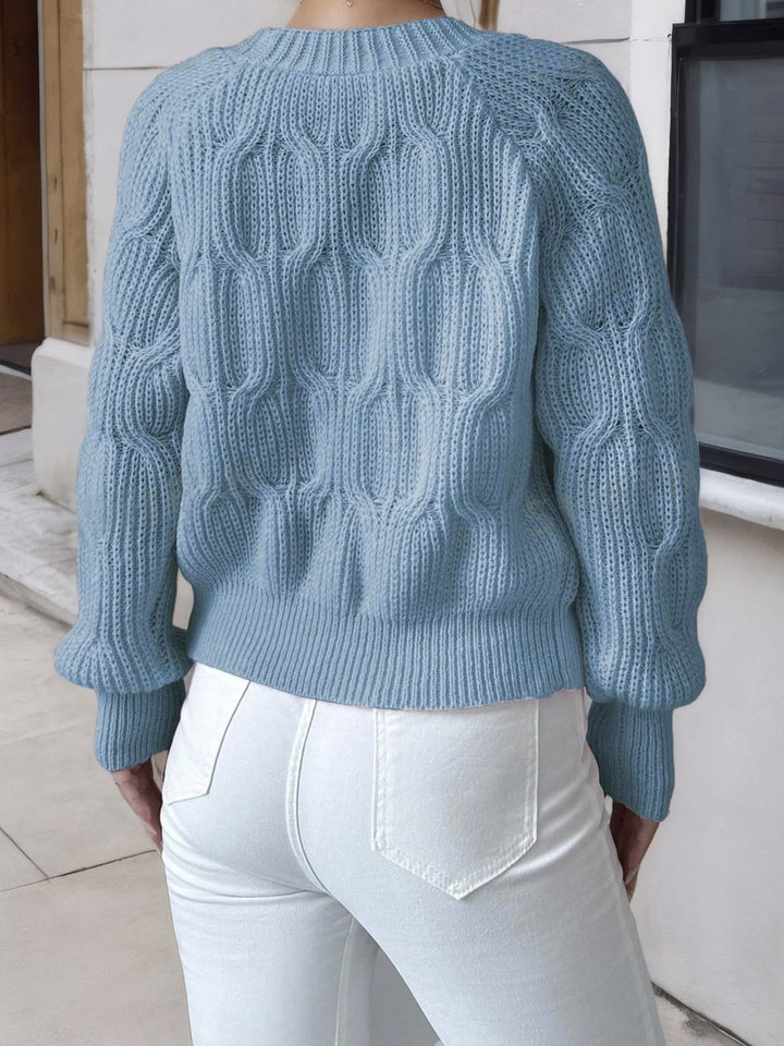Women's Soft Bow-Detail Long Sleeve Cardigan