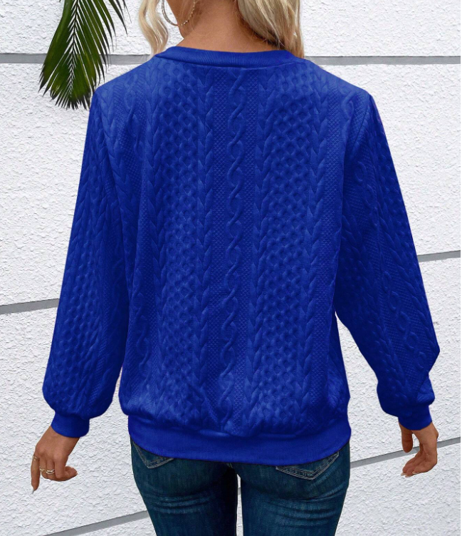 Women's Cable-Texture Half-Zip Sweater