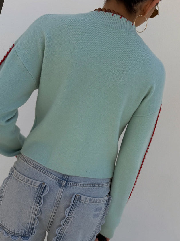 Women's Octopus Graphic Knit Cardigan
