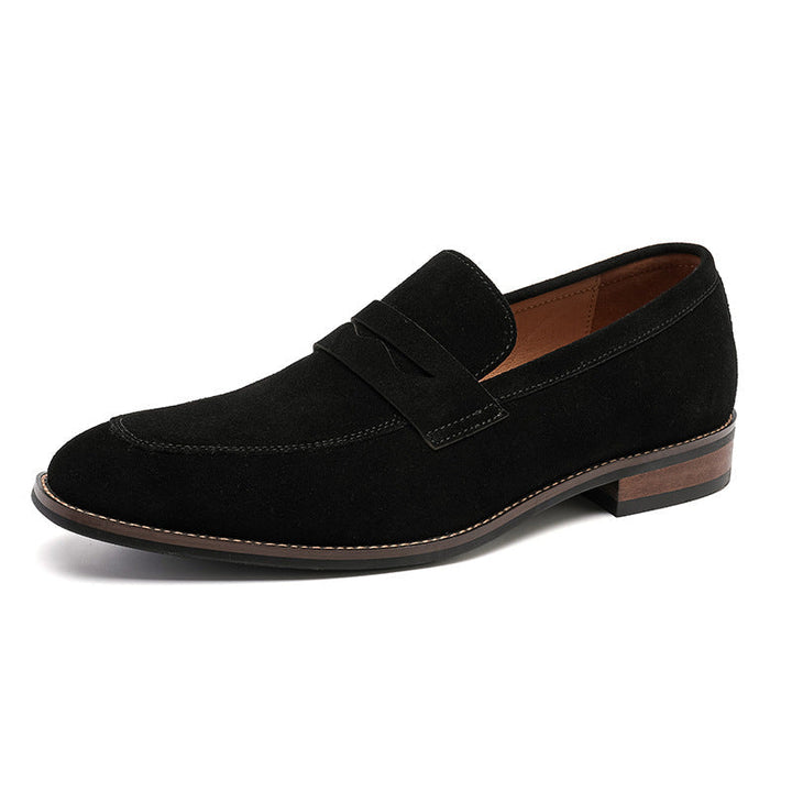 Classic Nubuck Penny Loafers for Men