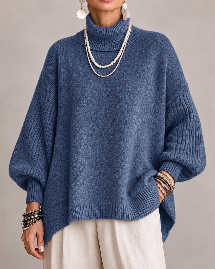 Women's Oversized Turtleneck Sweater
