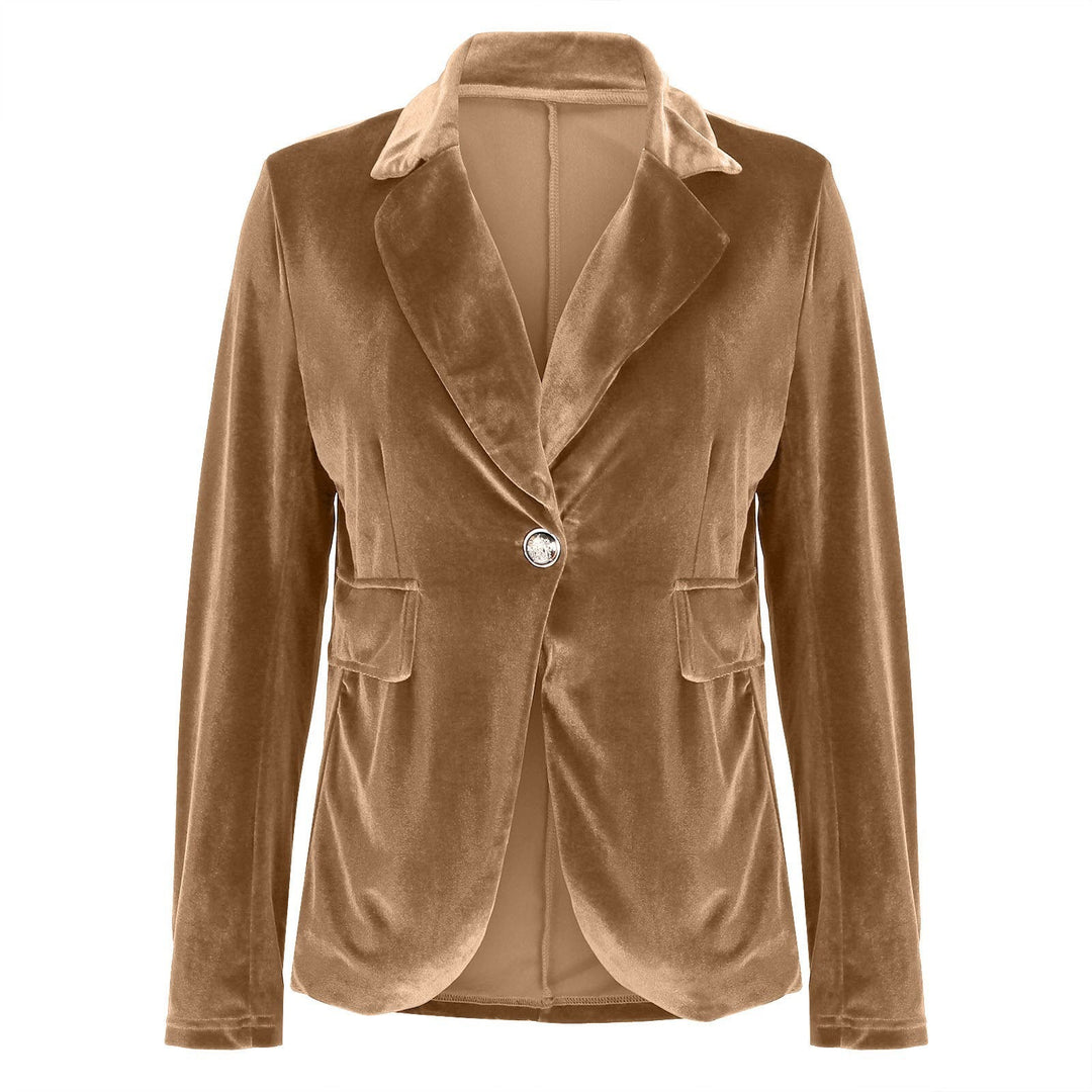 Women's Elegant Velvet Blazer