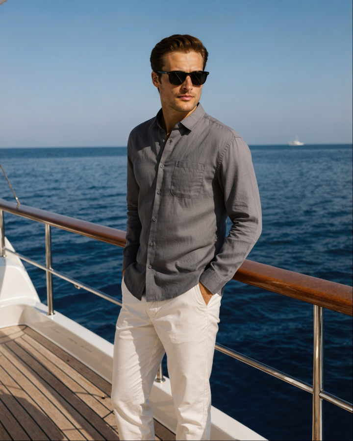 Long Sleeve Linen Shirt