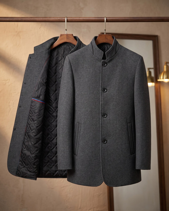 Men's Wool-Blend Coat