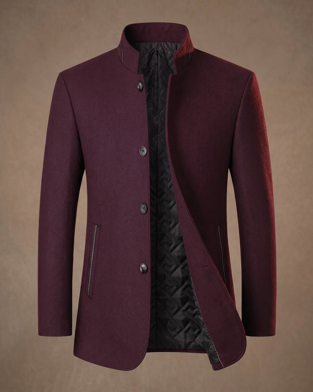 Men's Wool-Blend Coat