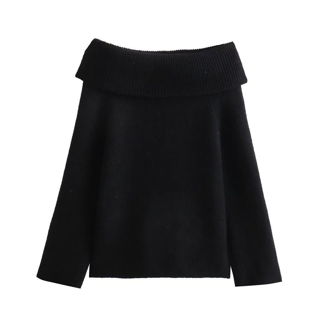 Women's Off-Shoulder Knit Jumper