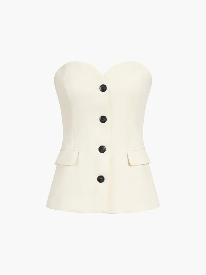 Corset-Inspired Two Piece Set