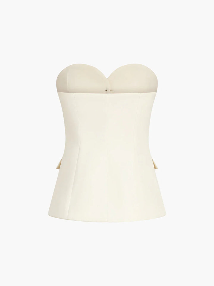 Corset-Inspired Two Piece Set