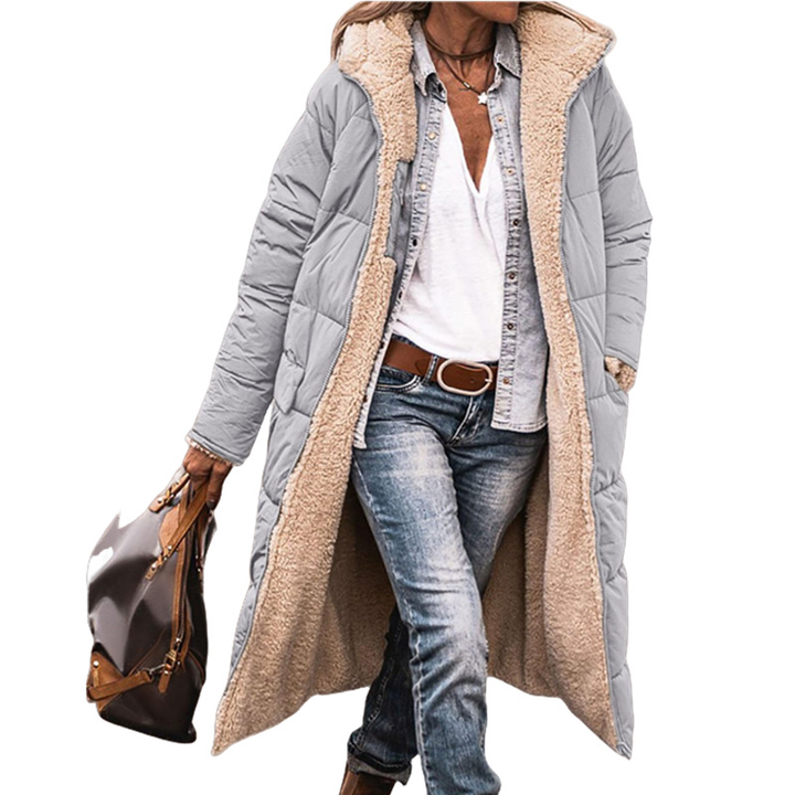 Women's Reversible Sherpa Puffer Coat