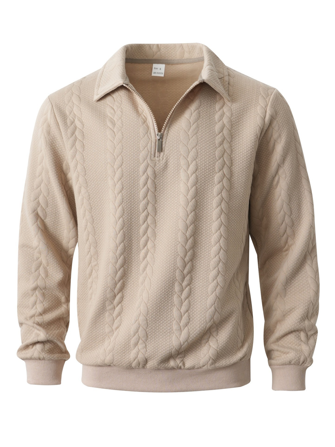 Men's Zip Knit Sweater