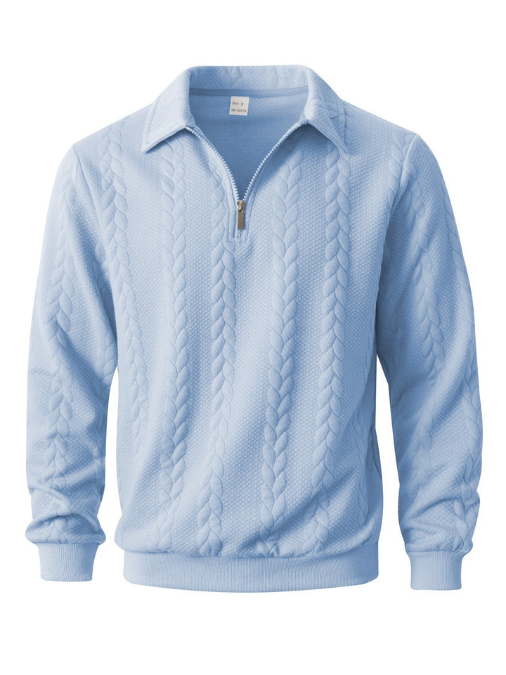Men's Zip Knit Sweater