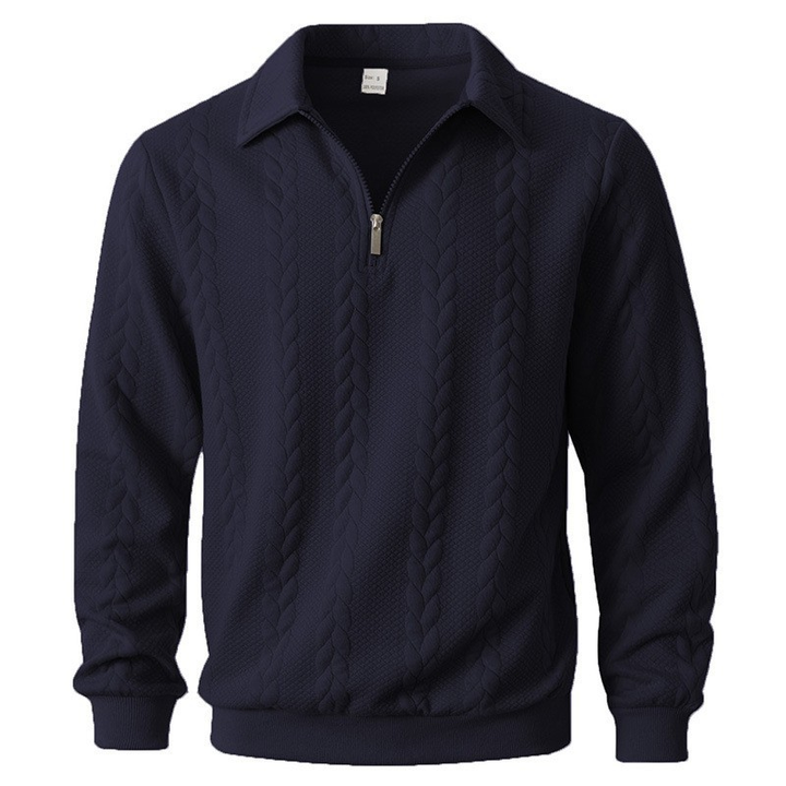 Men's Zip Knit Sweater