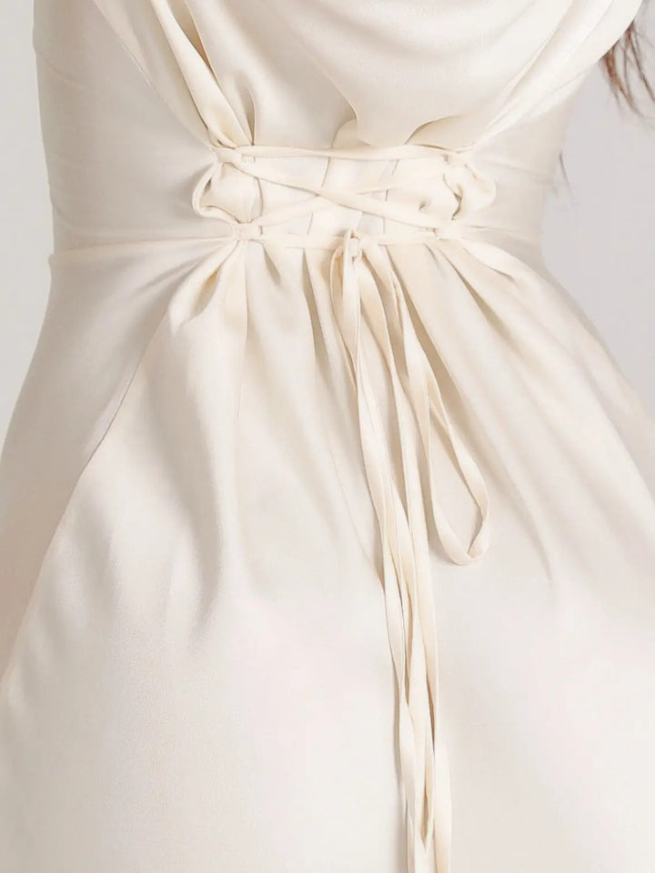 Elegant Long Sleeve Maxi Dress – Sophisticated Evening Gown