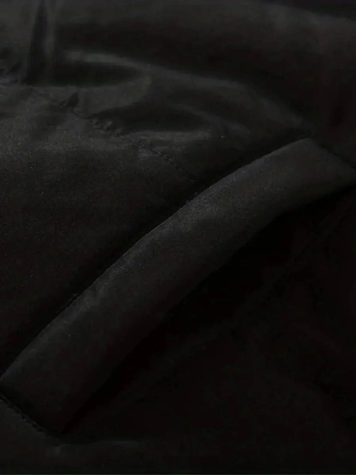 Sherpa Fleece Lined Hooded Puffer Jacket