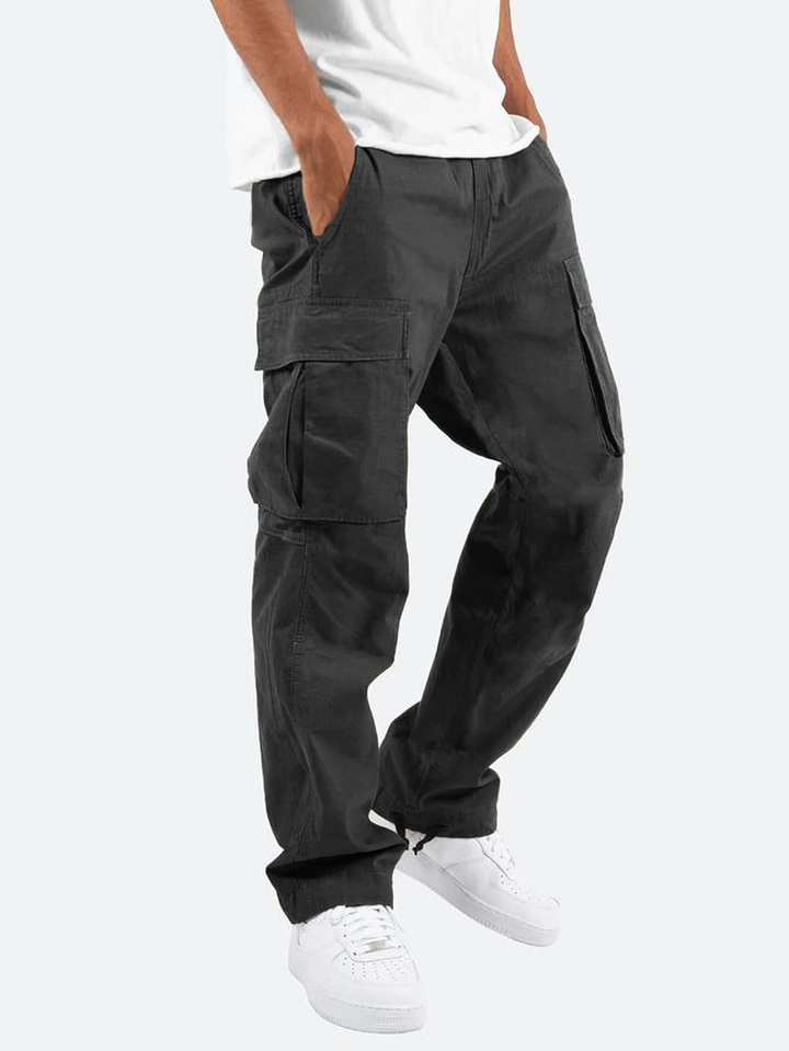 Cargo Trousers with Utility Pockets
