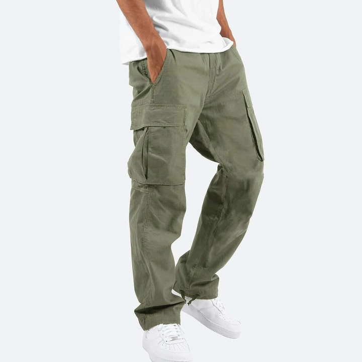 Cargo Trousers with Utility Pockets