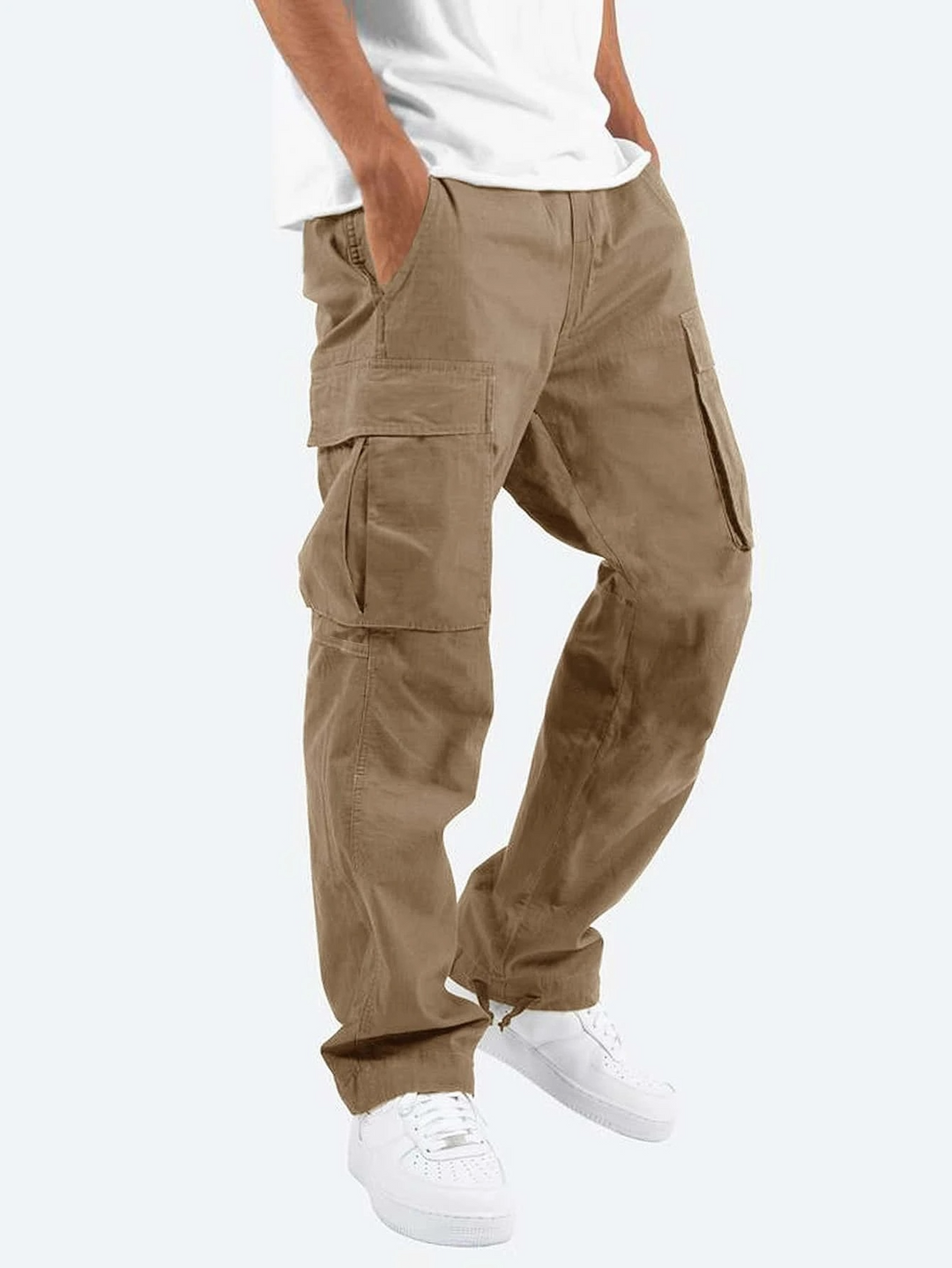 Cargo Trousers with Utility Pockets