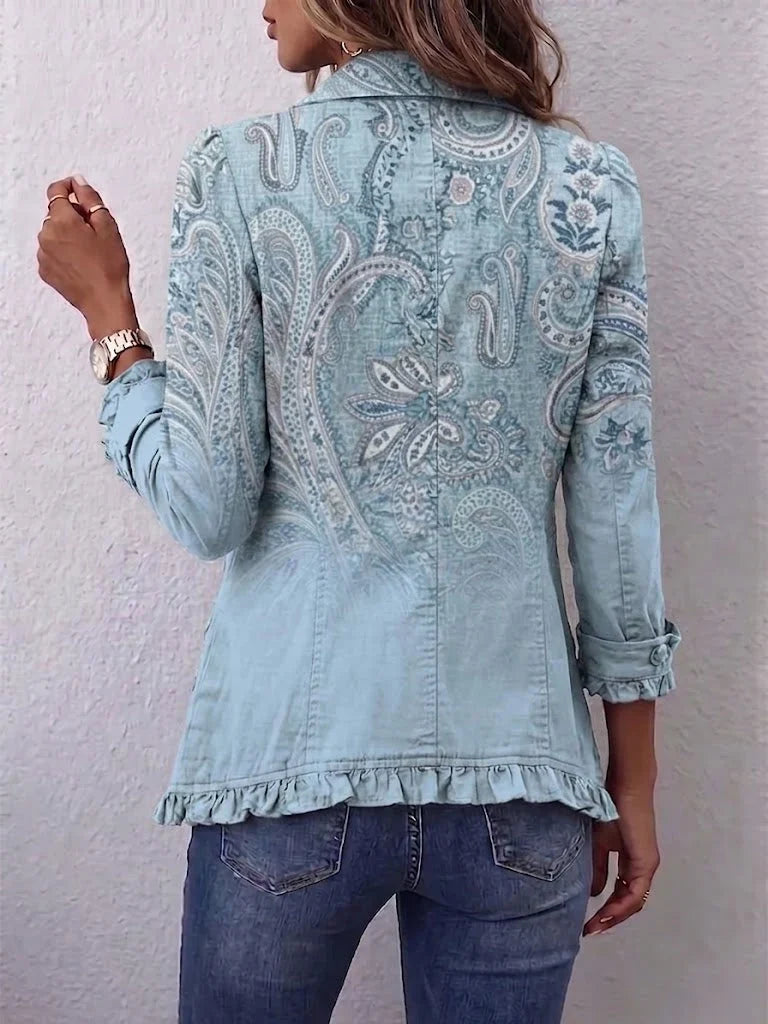 Women's Boho Ruffled Jacket