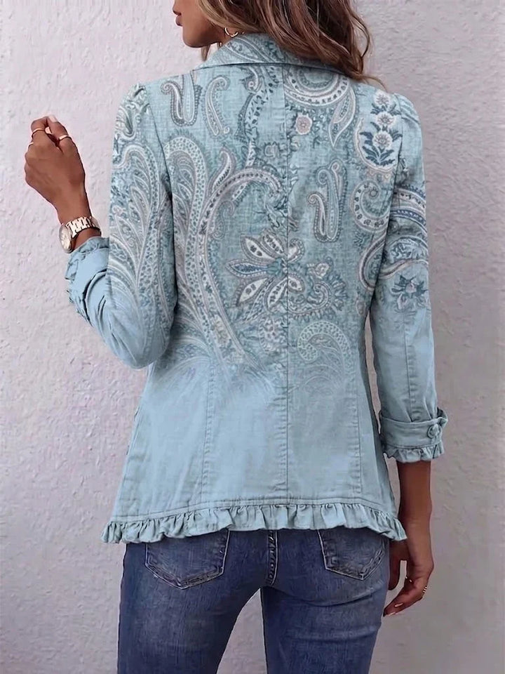 Women's Boho Ruffled Jacket