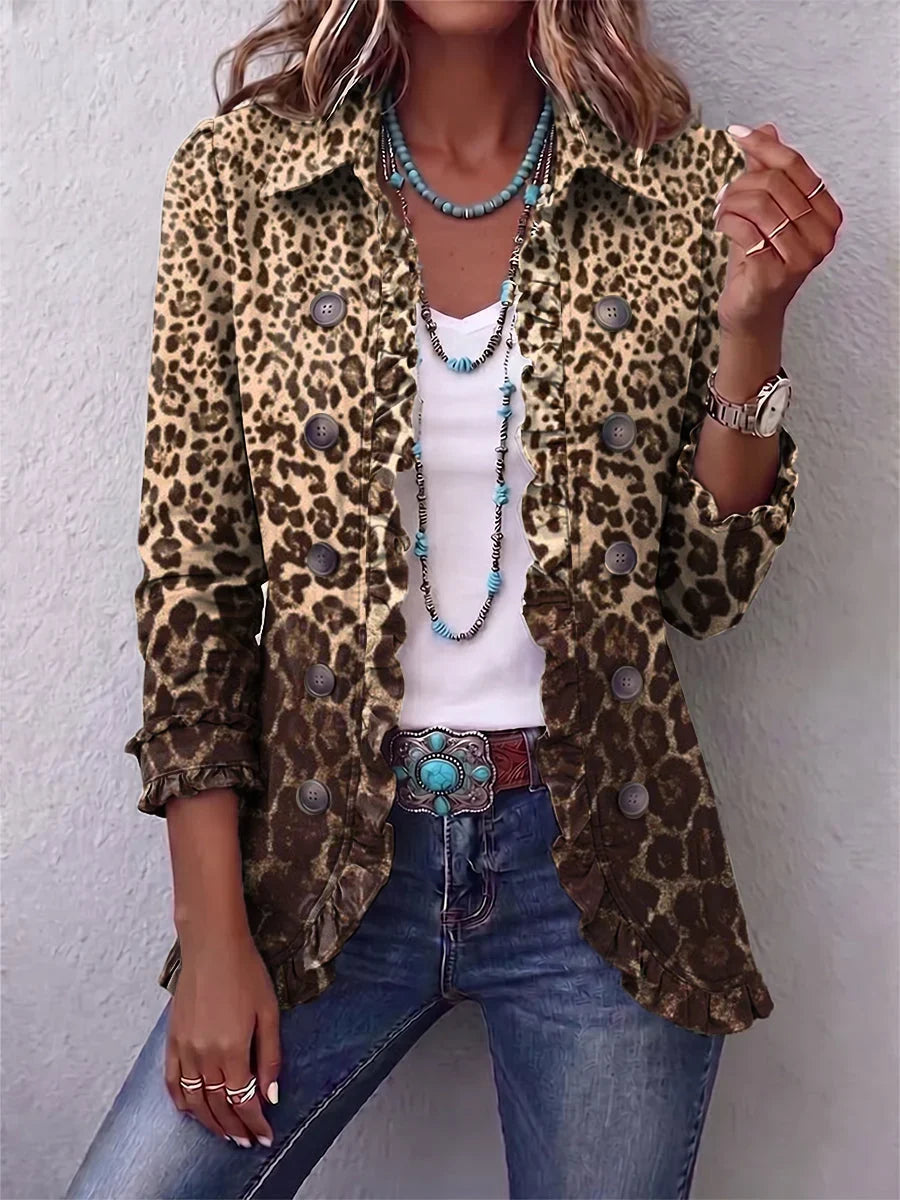 Women's Boho Ruffled Jacket