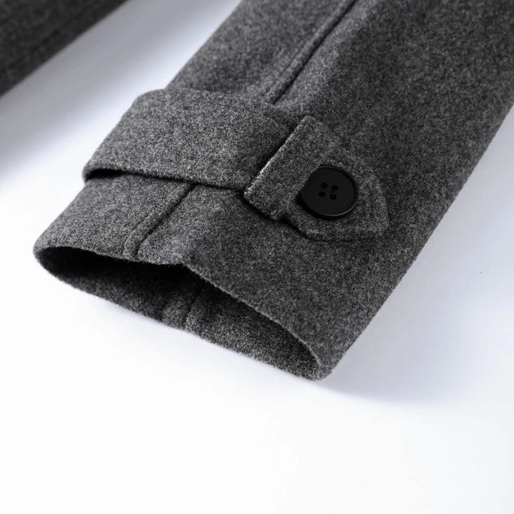 Women's Wool-Effect Double-Breasted Trench Coat
