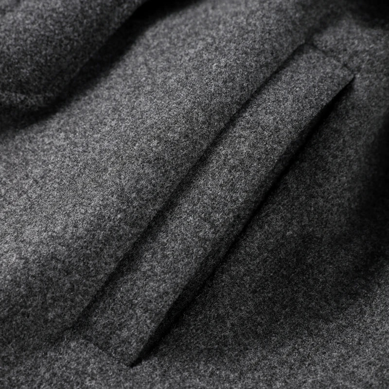 Women's Wool-Effect Double-Breasted Trench Coat
