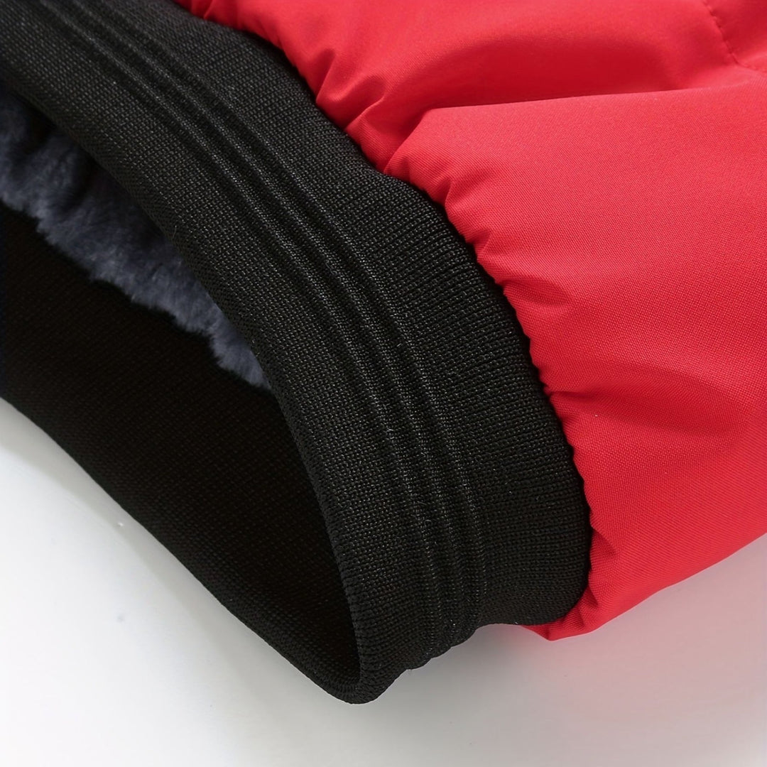 Men's Quilted Padded Stand-Collar Jacket