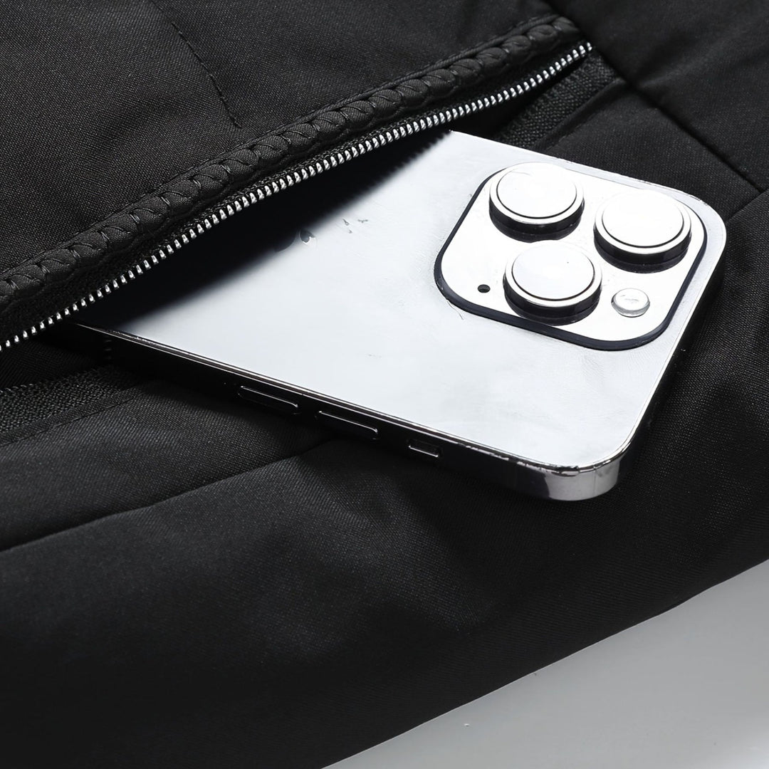 Men's Quilted Padded Stand-Collar Jacket