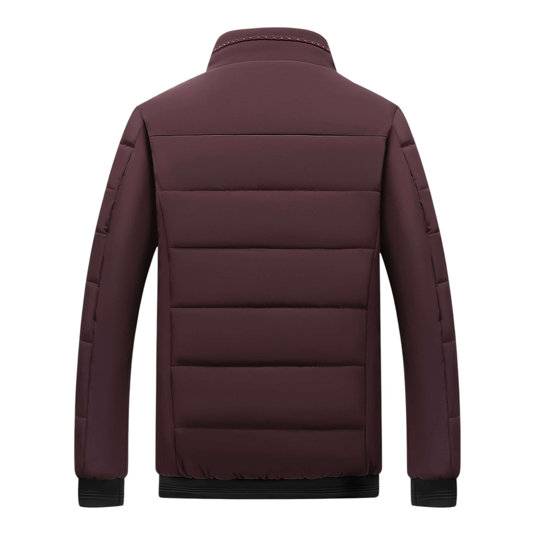 Men's Quilted Padded Stand-Collar Jacket