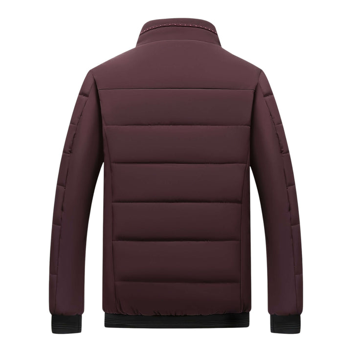 Men's Quilted Padded Stand-Collar Jacket